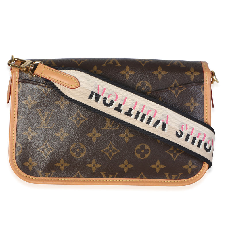 Louis Vuitton Black Monogram Canvas Diane Pm Brown Bag
