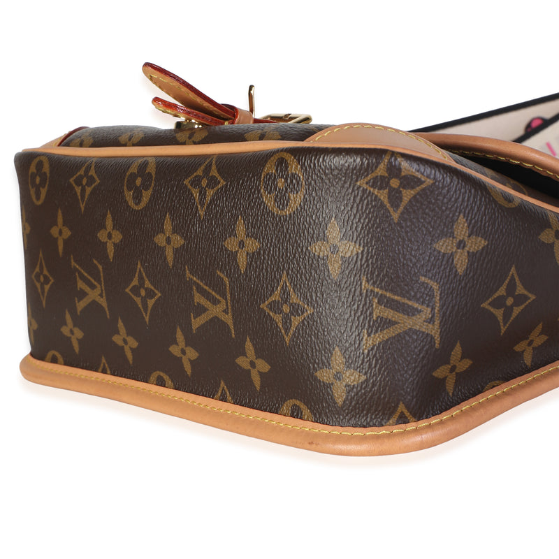 Louis Vuitton Black Monogram Canvas Diane Pm Brown Bag