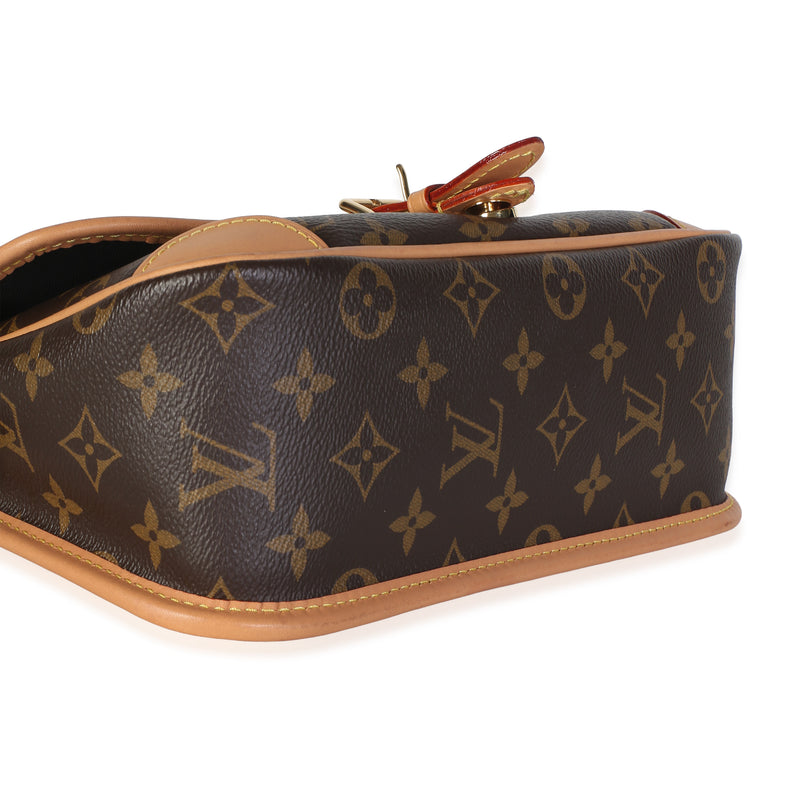 Louis Vuitton Black Monogram Canvas Diane Pm Brown Bag