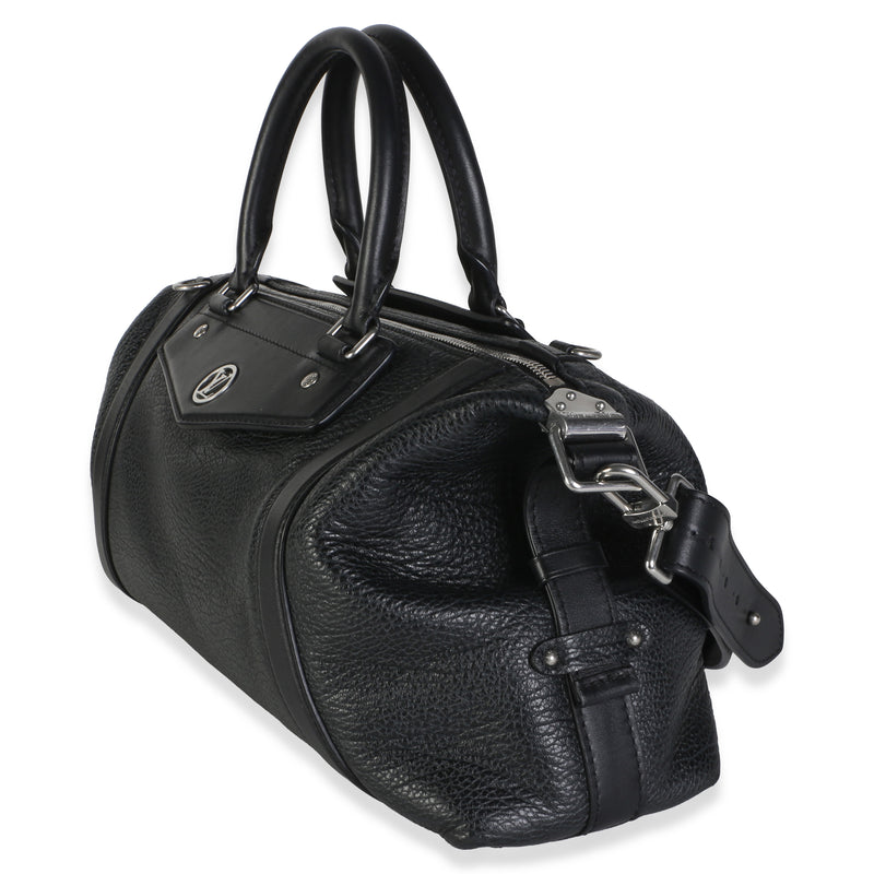 Louis Vuitton Black Pixel Lambskin Lv Biker Mm Leather Bag