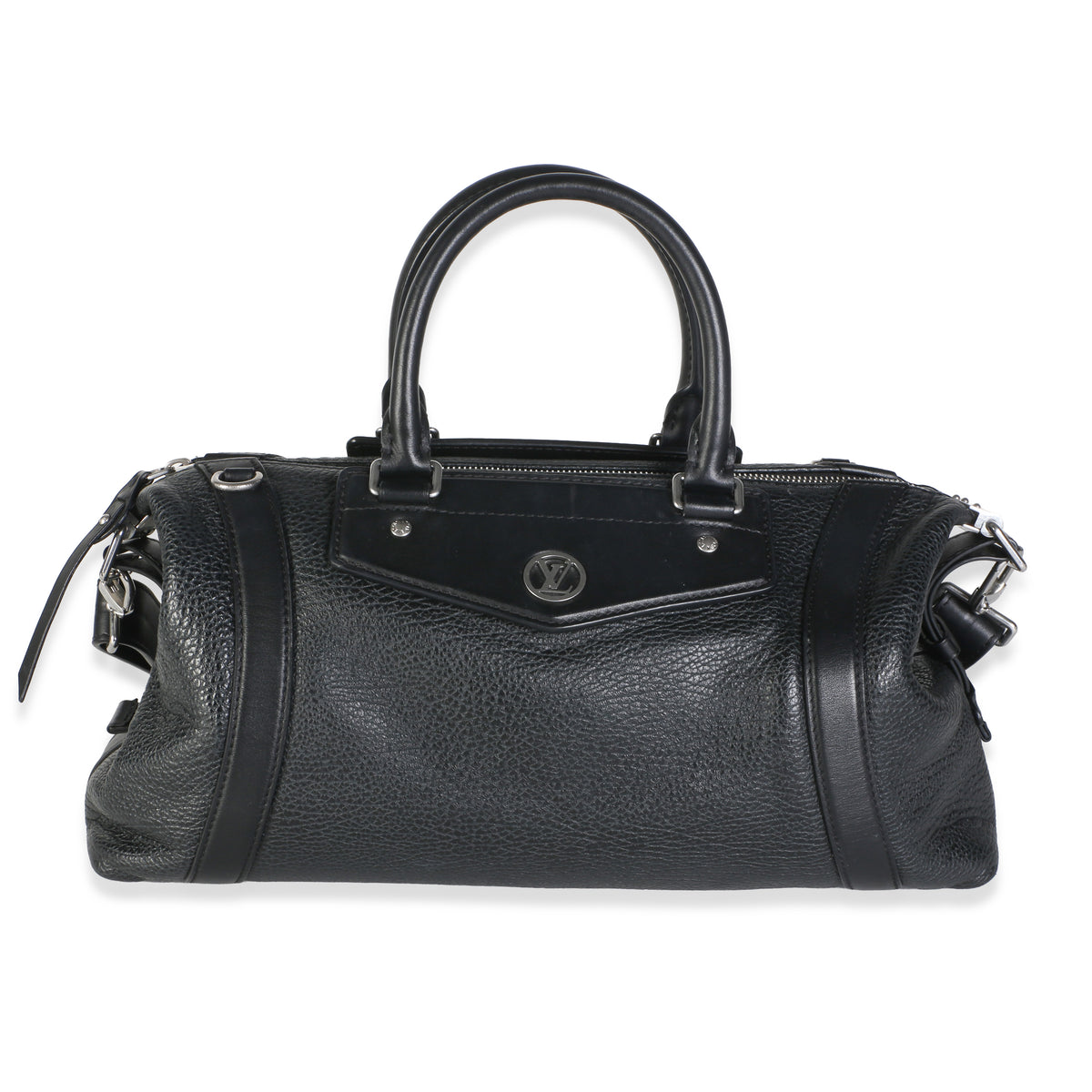 Louis Vuitton Black Pixel Lambskin Lv Biker Mm Leather Bag