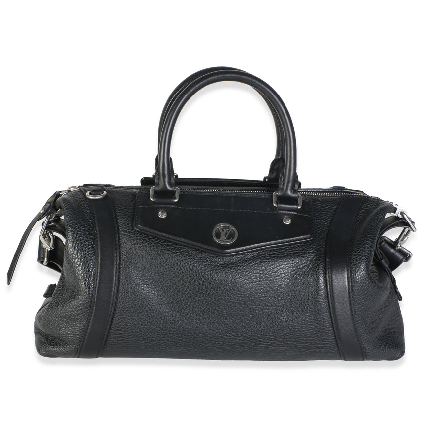 Louis Vuitton Black Pixel Lambskin Lv Biker Mm Leather Bag