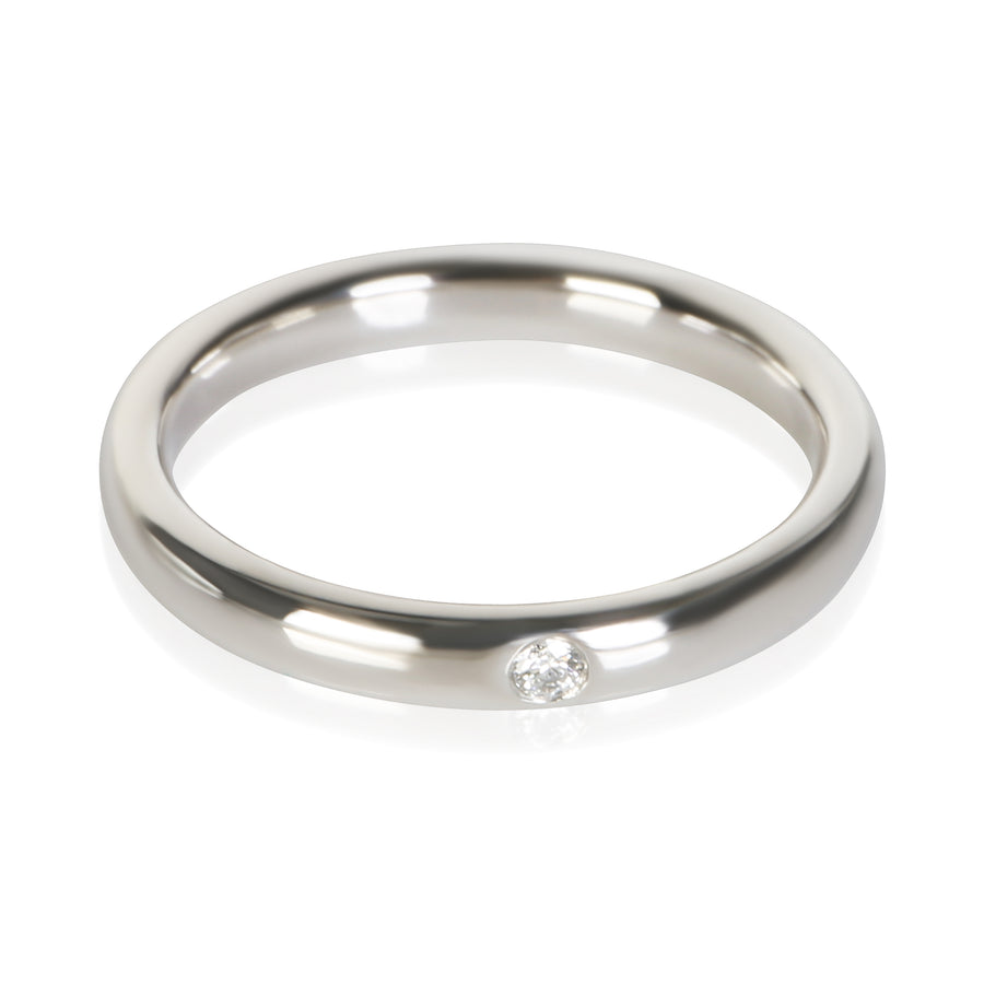 Tiffany & Co. Platinum Diamond Elsa Peretti Stacking Band 950