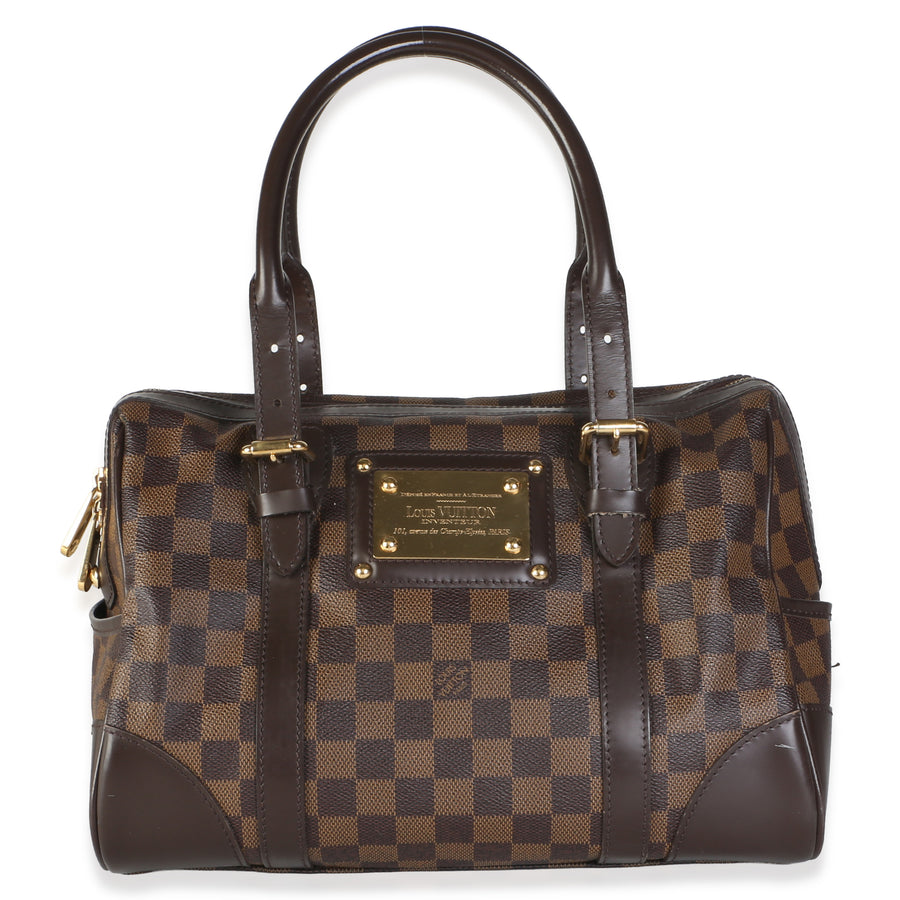 Louis Vuitton Damier Ebene Canvas Berkeley Brown Coated Bag