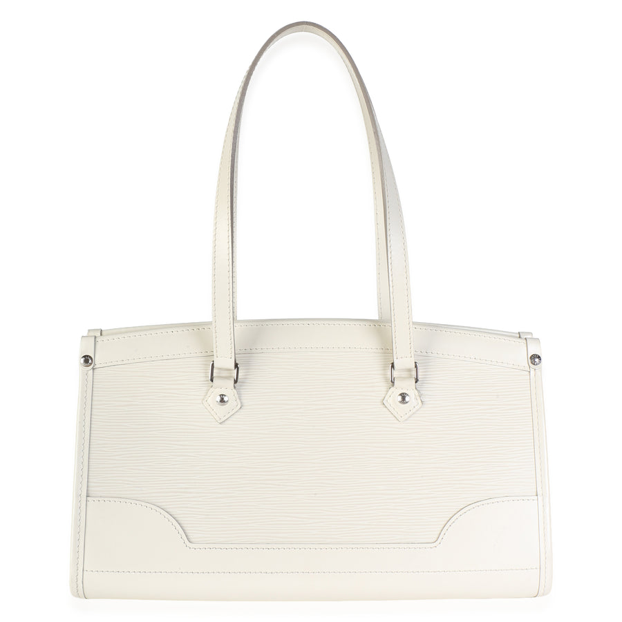 Louis Vuitton Vintage Ivorie Epi Madeleine Pm White Leather Bag