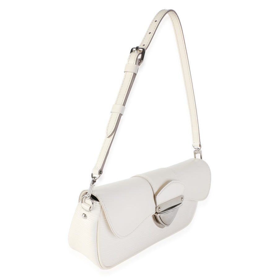 Louis Vuitton Ivorie Epi Montaigne Clutch White Leather