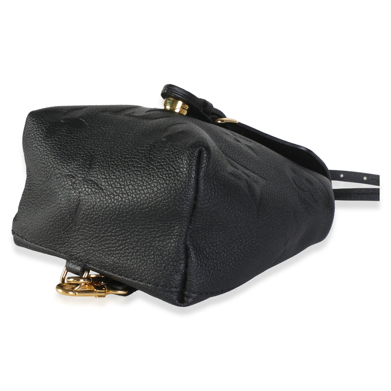 Louis Vuitton Black Giant Monogram Empreinte Tiny Backpack Leather