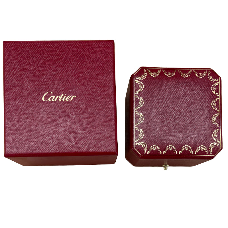 Cartier Rose Gold Diamond Mini Model Love Ring 18k Rings