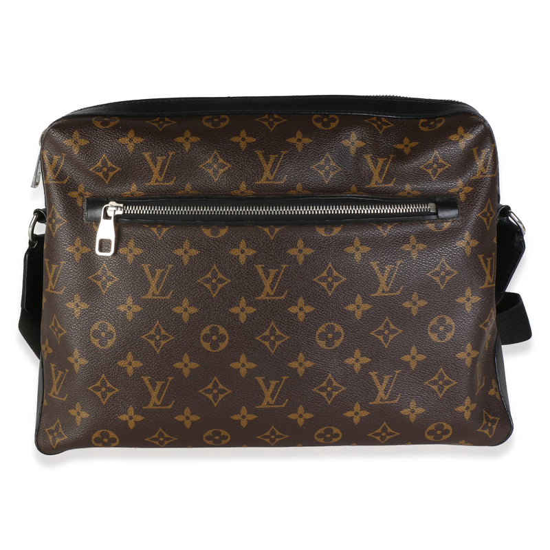 Louis Vuitton Monogram Macassar Canvas Torres Messenger Bag Black; Brown