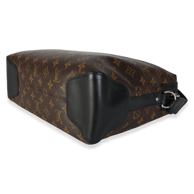 Louis Vuitton Monogram Macassar Canvas Torres Messenger Bag Black; Brown