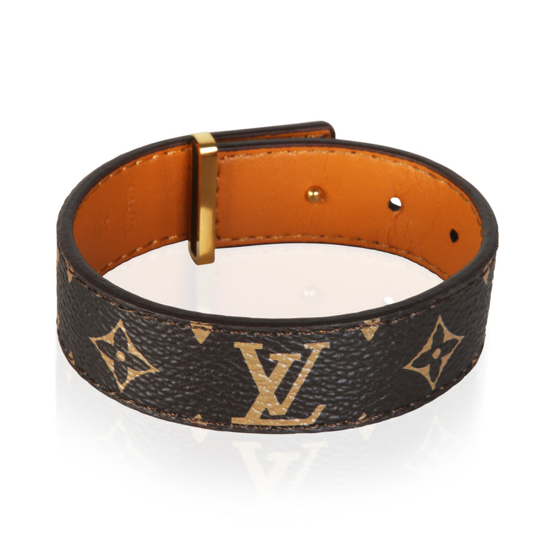 Gold-Plated Lv Slim Bracelet Bracelets