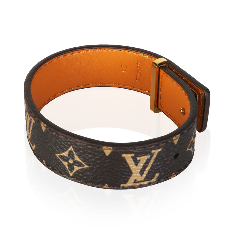 Gold-Plated Lv Slim Bracelet Bracelets