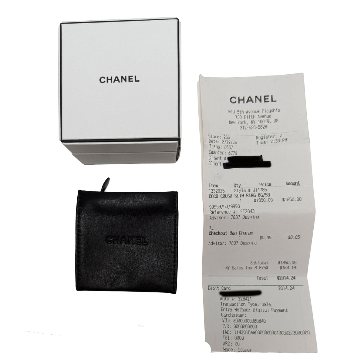 Chanel Rose Gold Coco Crush Narrow Ring 18k Rings