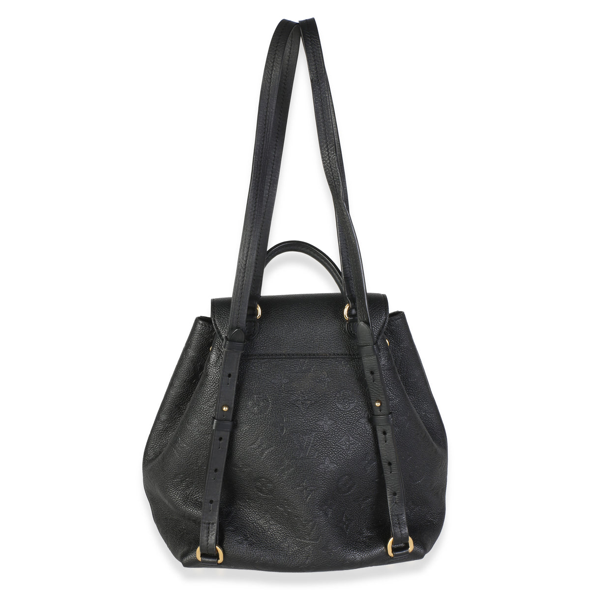 Louis Vuitton Black Monogram Empreinte Montsouris Nm Leather Bag