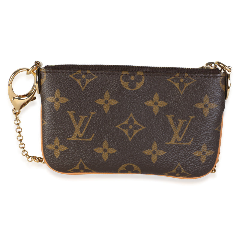 Louis Vuitton Monogram Canvas Milla Pochette Pm Brown Coated Bag