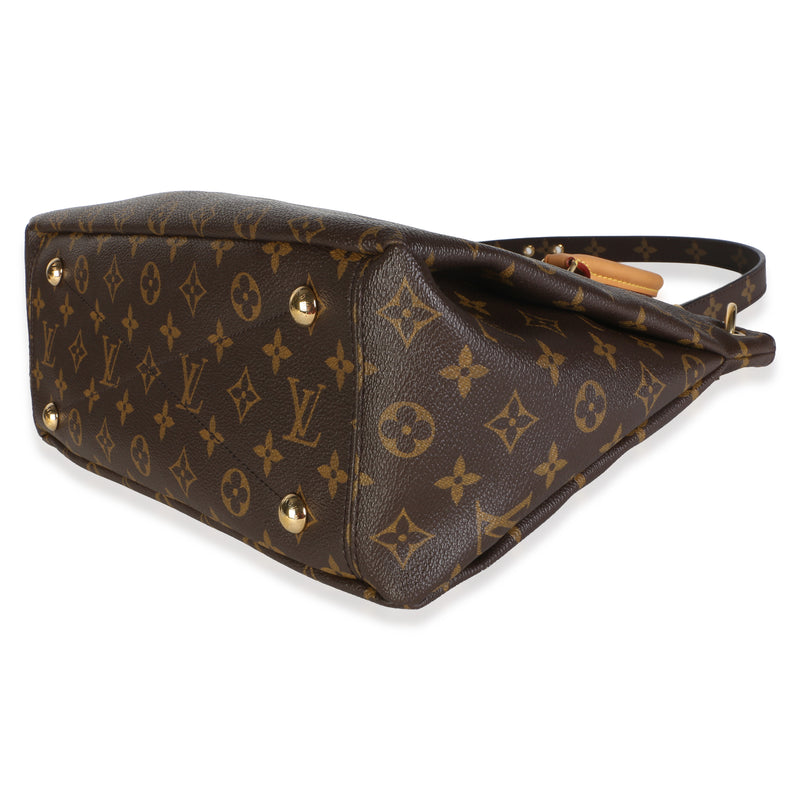 Louis Vuitton Pink Monogram Canvas Pallas Mm Brown Bag
