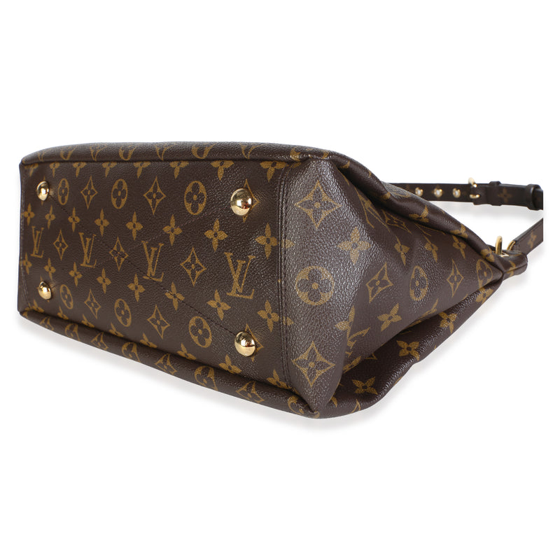 Louis Vuitton Pistache Monogram Canvas Pallas Mm Brown; Green; Yellow Bag