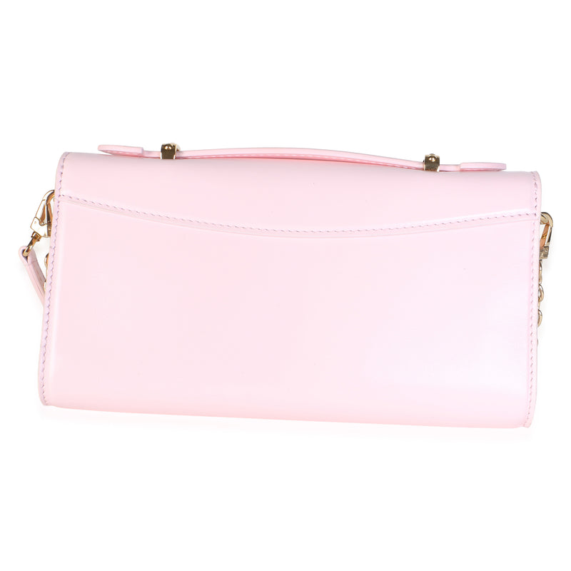 Louis Vuitton Sweet Pink Calfskin Wallet On Chain Capucines Leather Bag