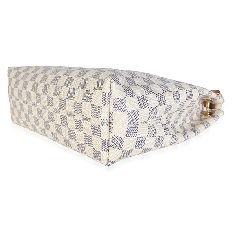 Louis Vuitton Damier Azur Canvas Graceful Pm Beige Coated Bag