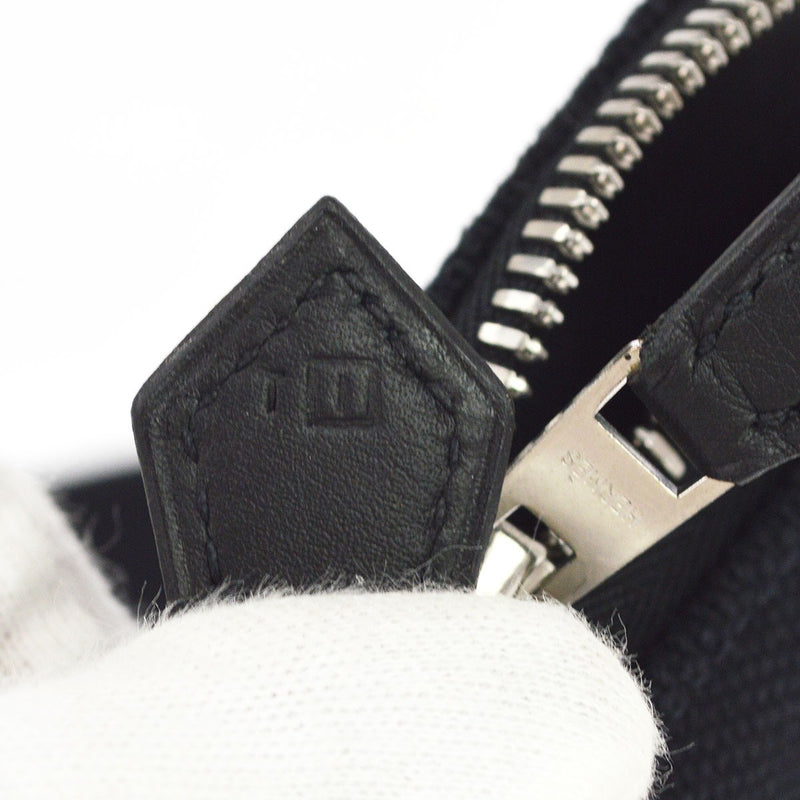 Hermes Heeboo Toile Black Canvas Bag