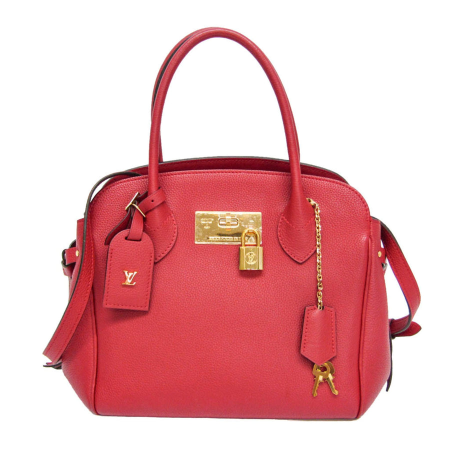 Louis Vuitton Milla Veau Nuage Calfskin Red Leather Bag