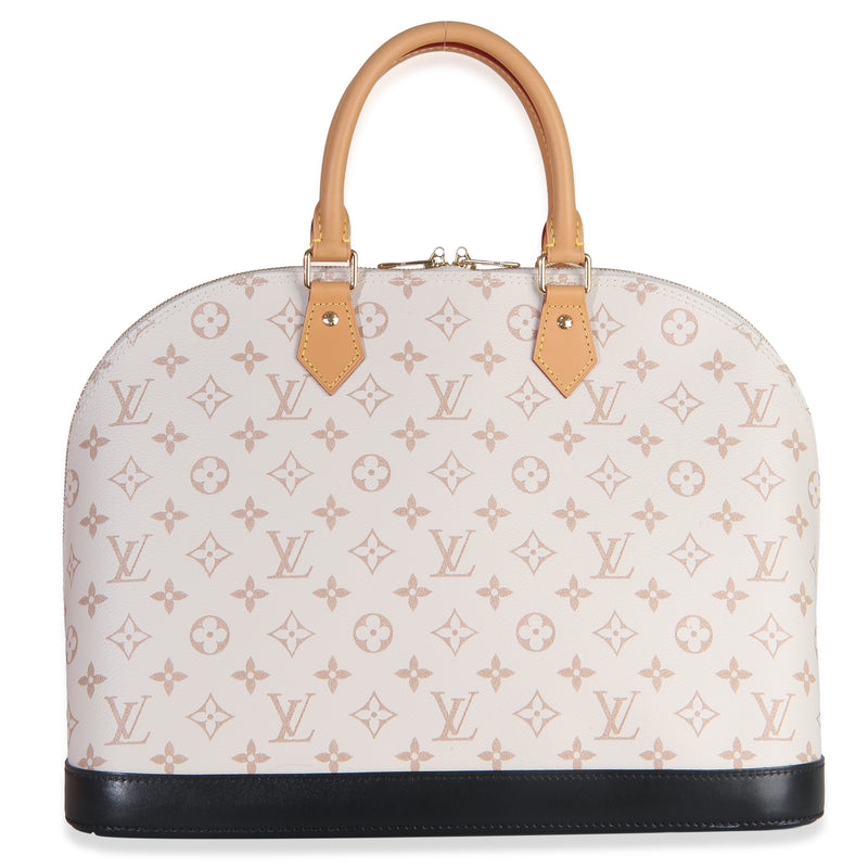 Louis Vuitton Dune Monogram Canvas Alma Gm Beige; Black; White Bag