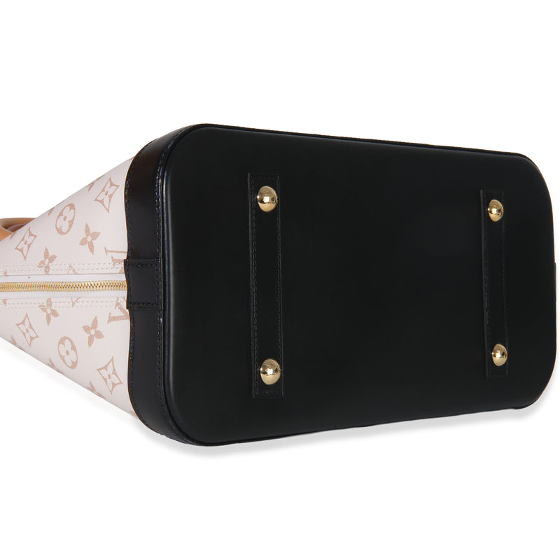 Louis Vuitton Dune Monogram Canvas Alma Gm Beige; Black; White Bag