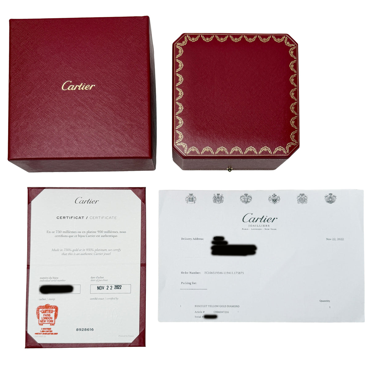 Cartier Yellow Gold Diamond Small Model Love Bracelet 18k Bracelets