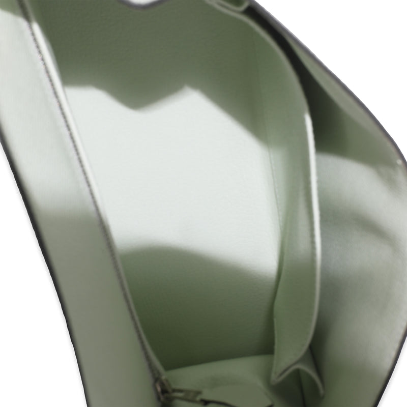 Hermès Vert Fizz Epsom Sellier Kelly 25 Phw Green Leather Bag
