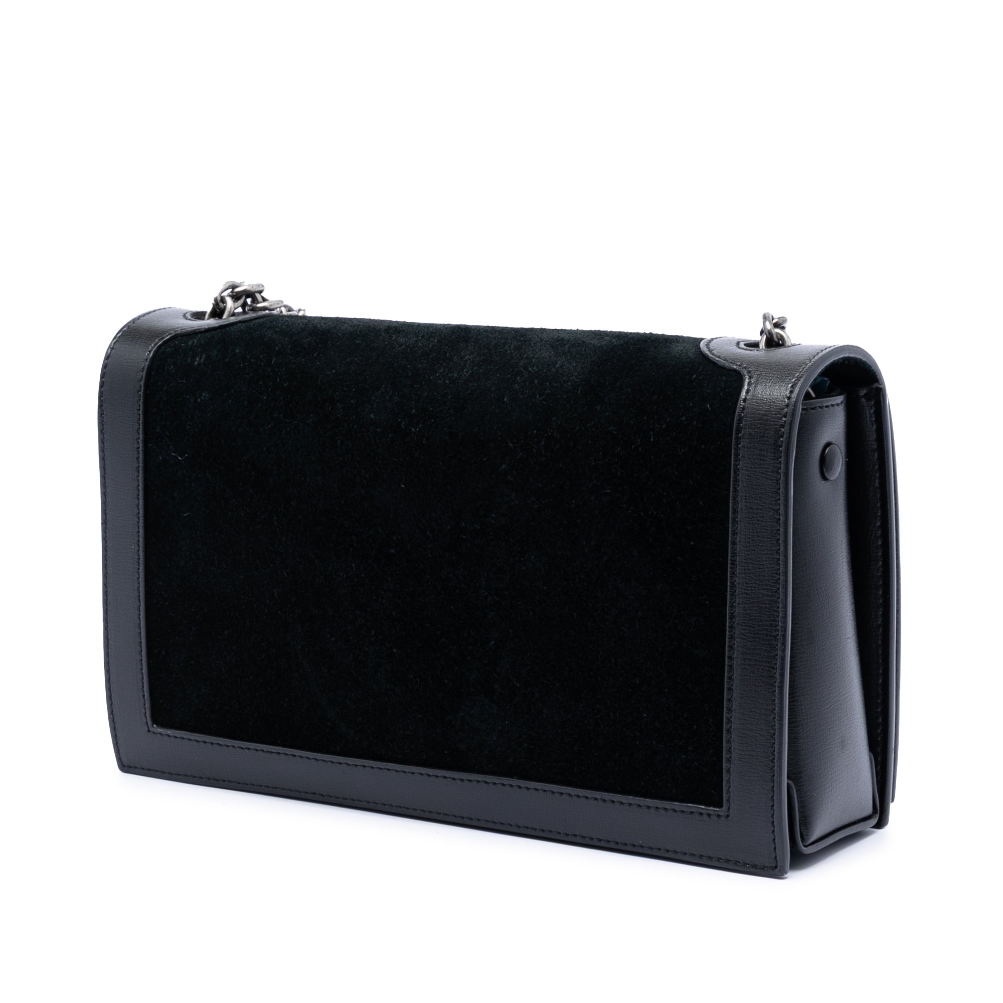 Suede Monogram Book Bag - Image 2