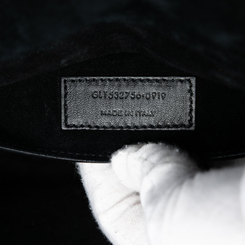 Suede Monogram Book Bag - Image 6