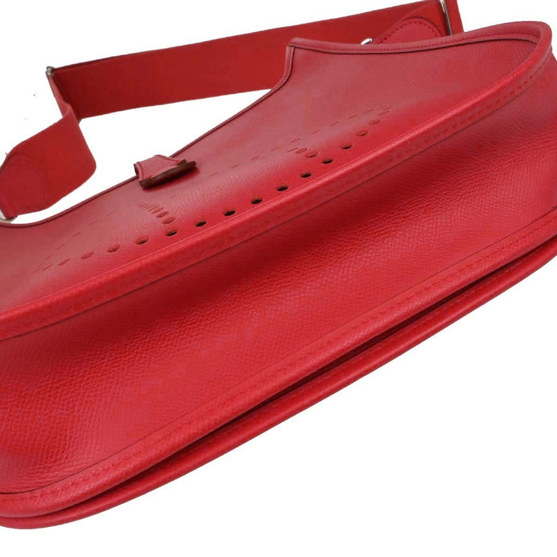 Hermes Evelyne Bag Gen Iii Epsom Red Leather