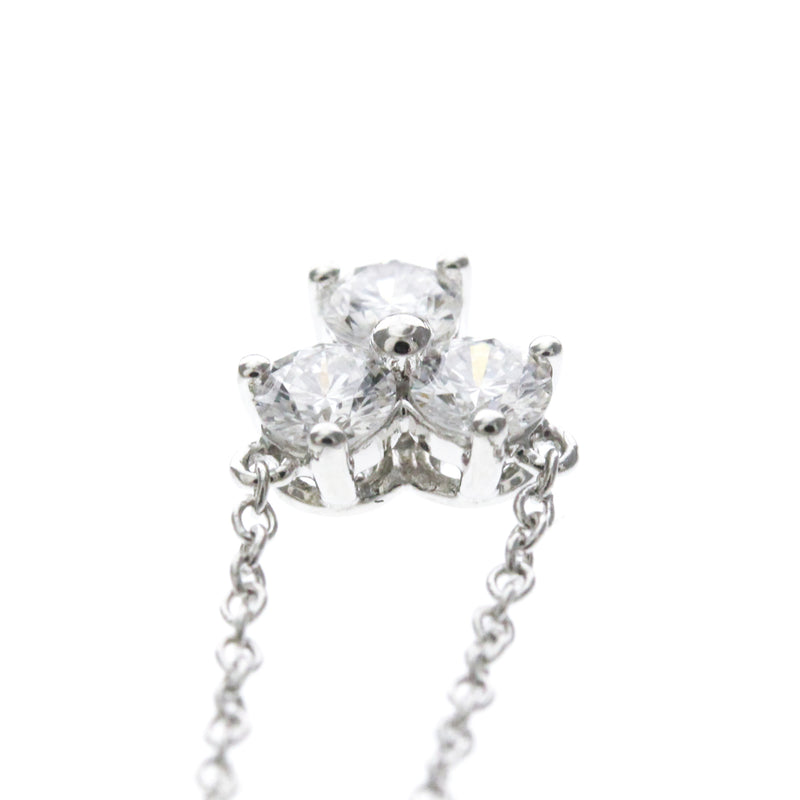 Tiffany & Co. Aria Pendant Platinum And Diamonds Silver Bijoux