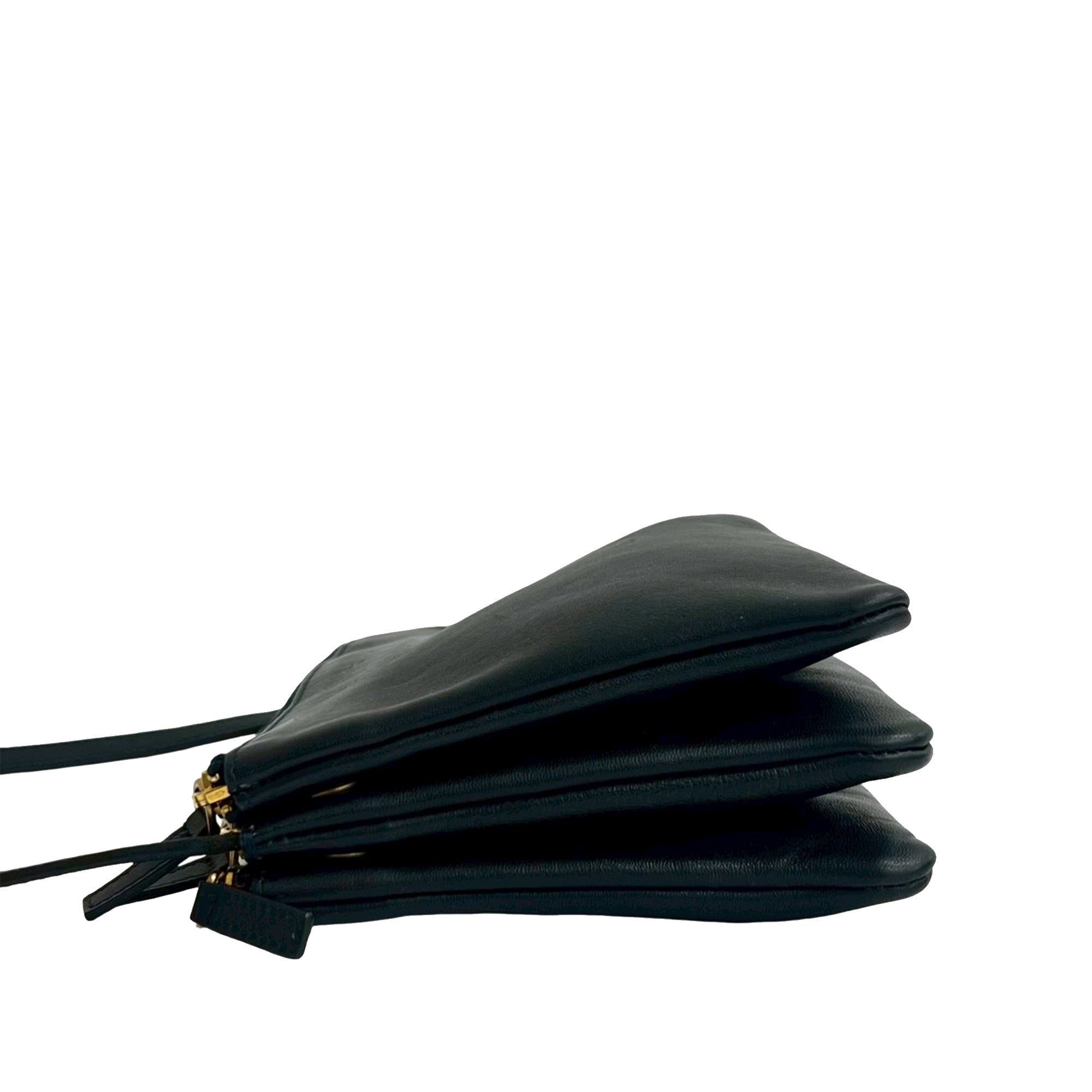 Small Lambskin Trio Crossbody - Image 4