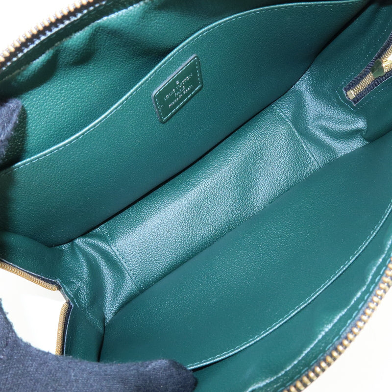 Louis Vuitton Toiletry Pouch Taiga Leather Green