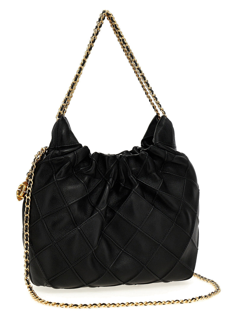 Tory Burch Fleming Shoulder Bag — Black