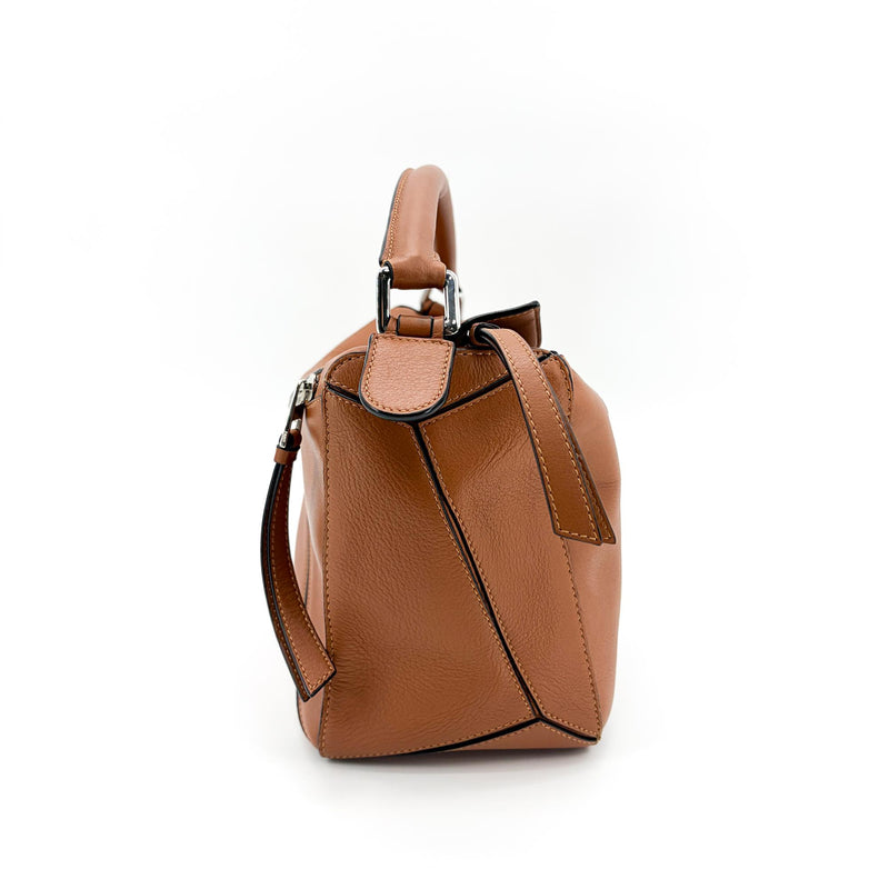 Loewe Puzzle Leather Brown Bag