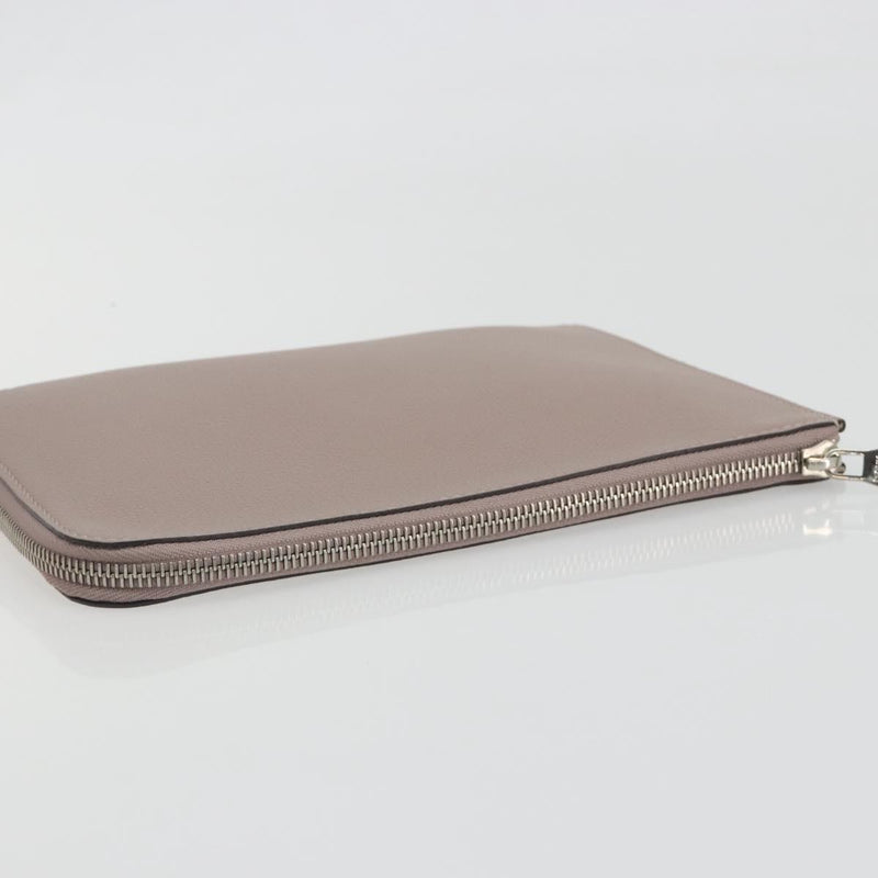 Louis Vuitton Zip Around Pochette Jour Leather Beige Bag