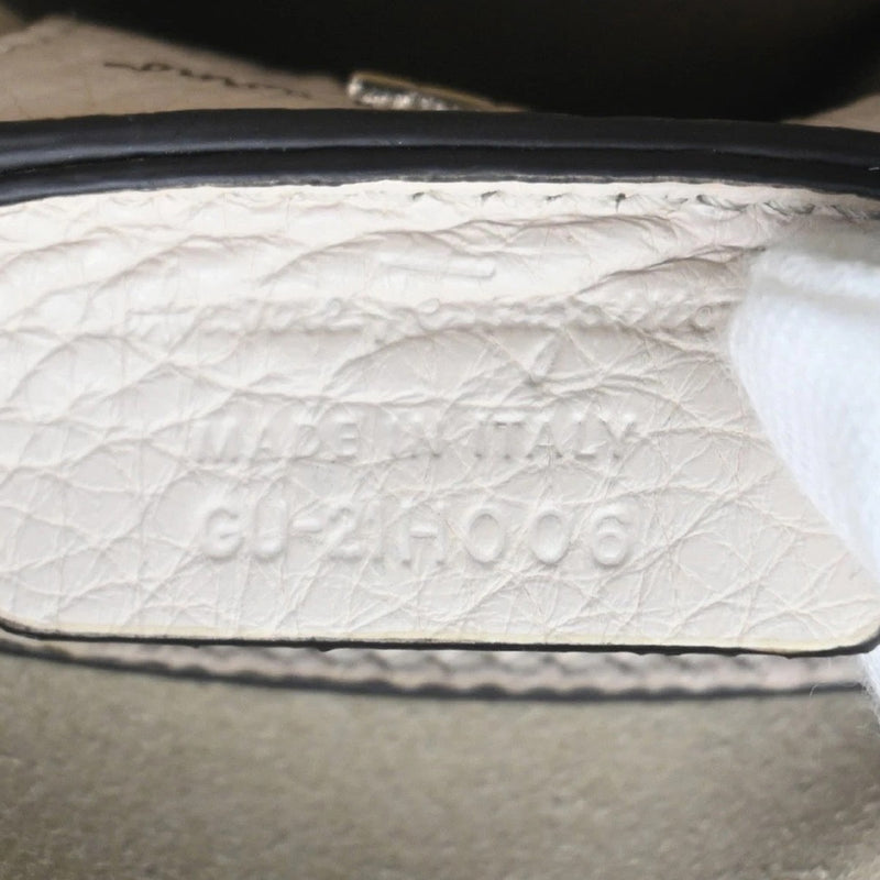 Salvatore Ferragamo City Camera Leather White Bag