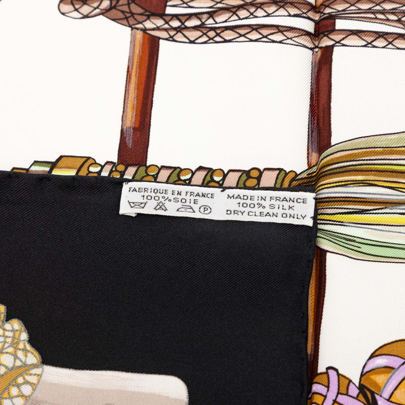 Passementerie Silk Scarf 90 - Image 5