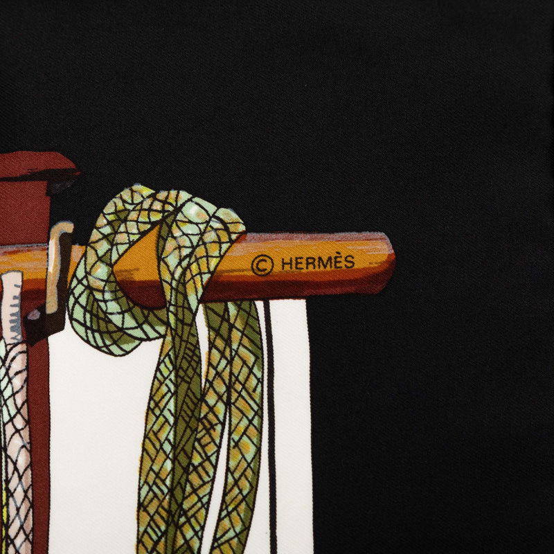Passementerie Silk Scarf 90 - Image 6