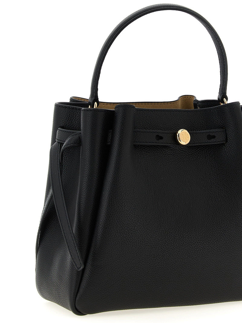 Tory Burch Romy Bucket Bag — Black