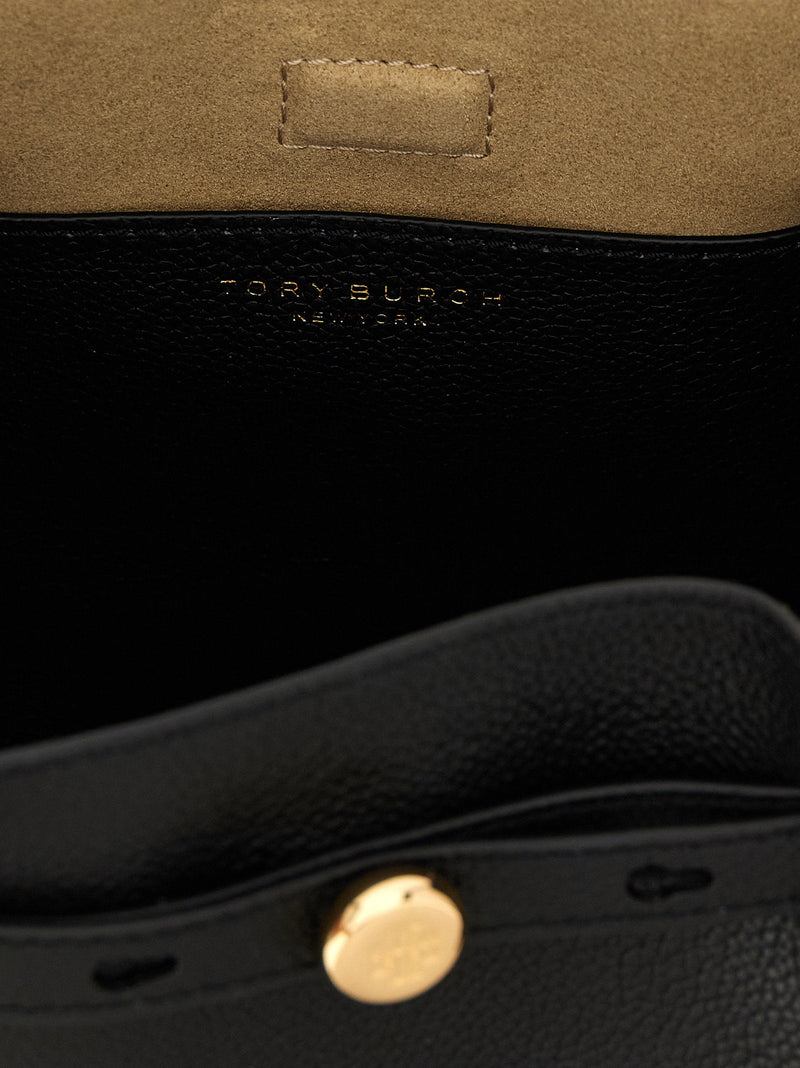 Tory Burch Romy Bucket Bag — Black