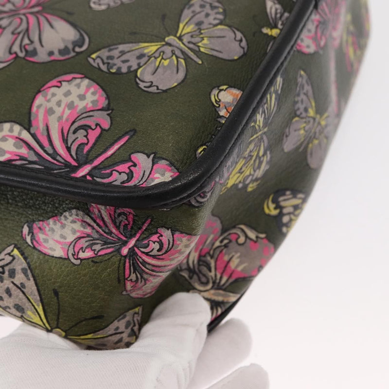 Loewe Messenger Printed Leather Green