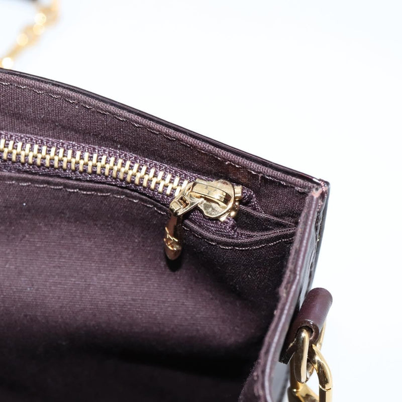 Louis Vuitton Bel Air Pochette Monogram Vernis Burgundy Patent_leather Bag