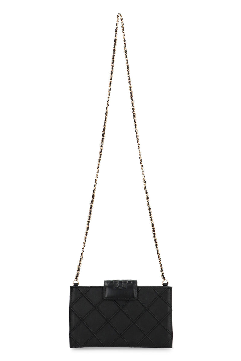 Tory Burch Quilted Lamb Leather Wallet — Black
