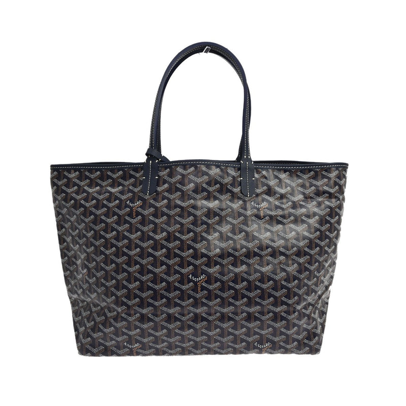 Goyard Saint Louis Coated Canvas Navy Bag