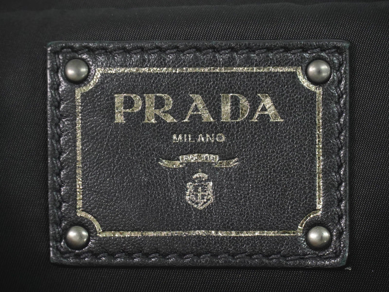 Prada Convertible Double Tessuto Navy Nylon Bag