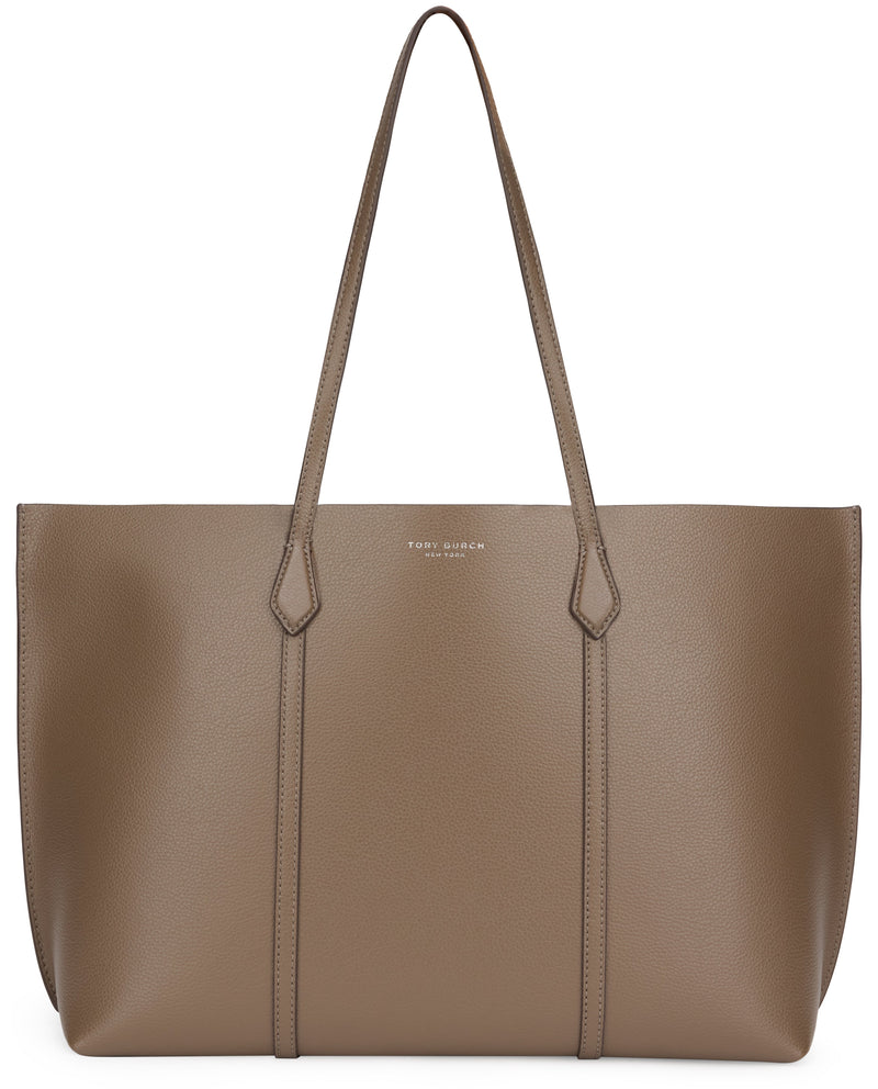 Tory Burch Perry Tote Bag — Brown Calfskin