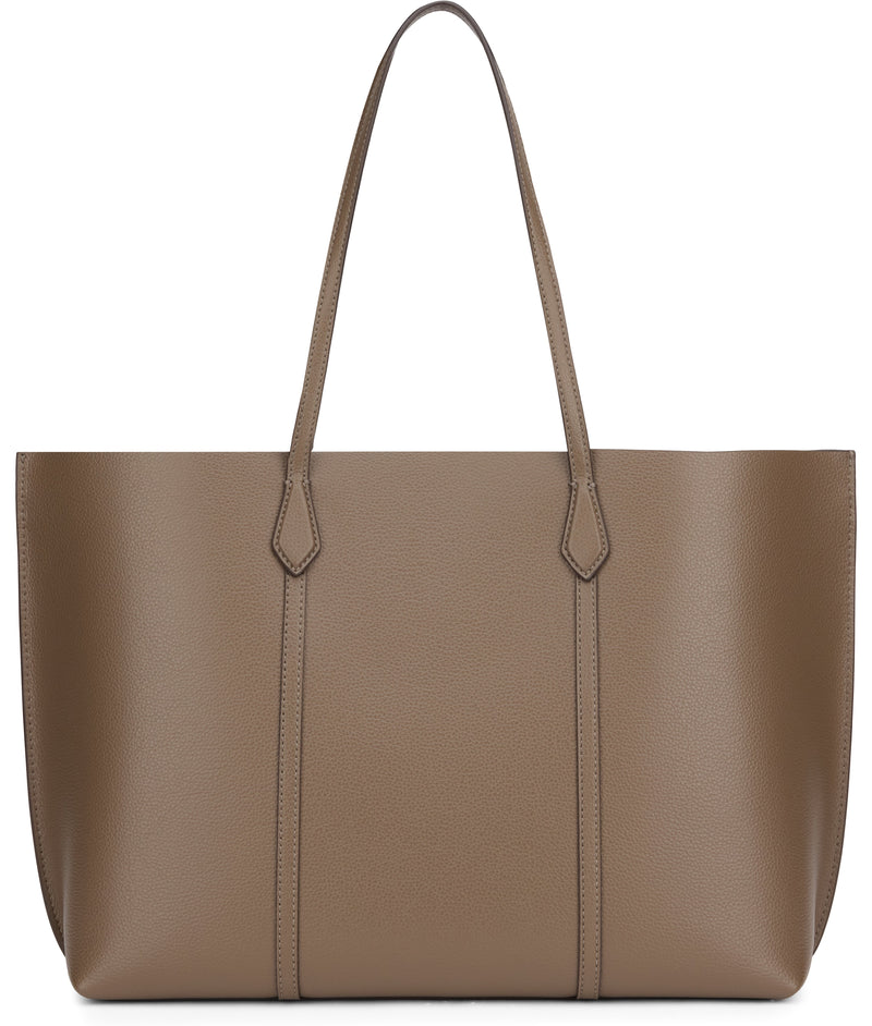 Tory Burch Perry Tote Bag — Brown Calfskin